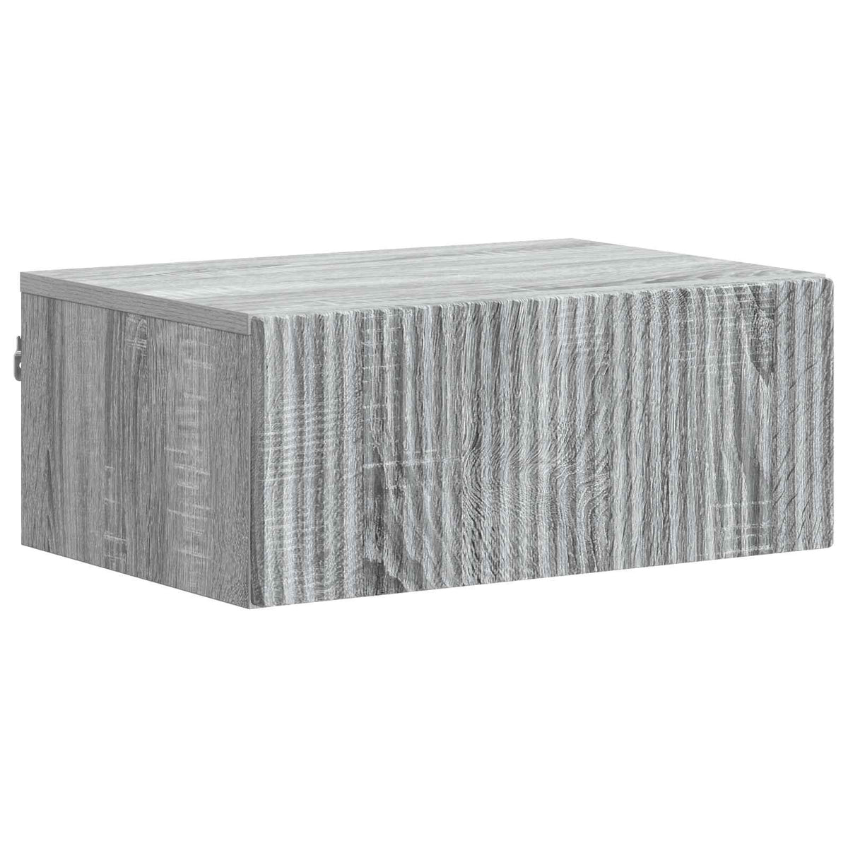 Wandmontierter Nachttisch 2 Stk. Sonoma-Grau 49 x 34,5 x 20 cm