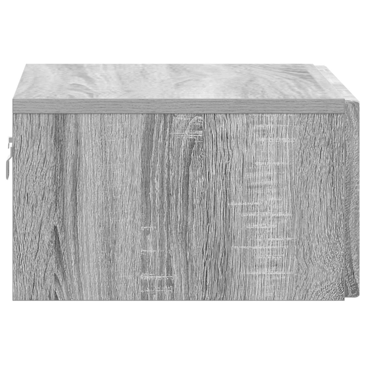Wandmontierter Nachttisch 2 Stk. Sonoma-Grau 49 x 34,5 x 20 cm