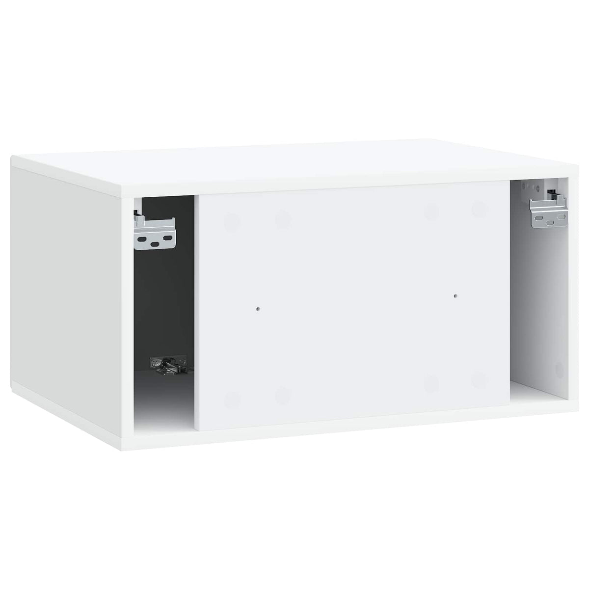 Wandmontierter TV-Schrank Weiß 59,5 x 41 x 30 cm Holzwerkstoff