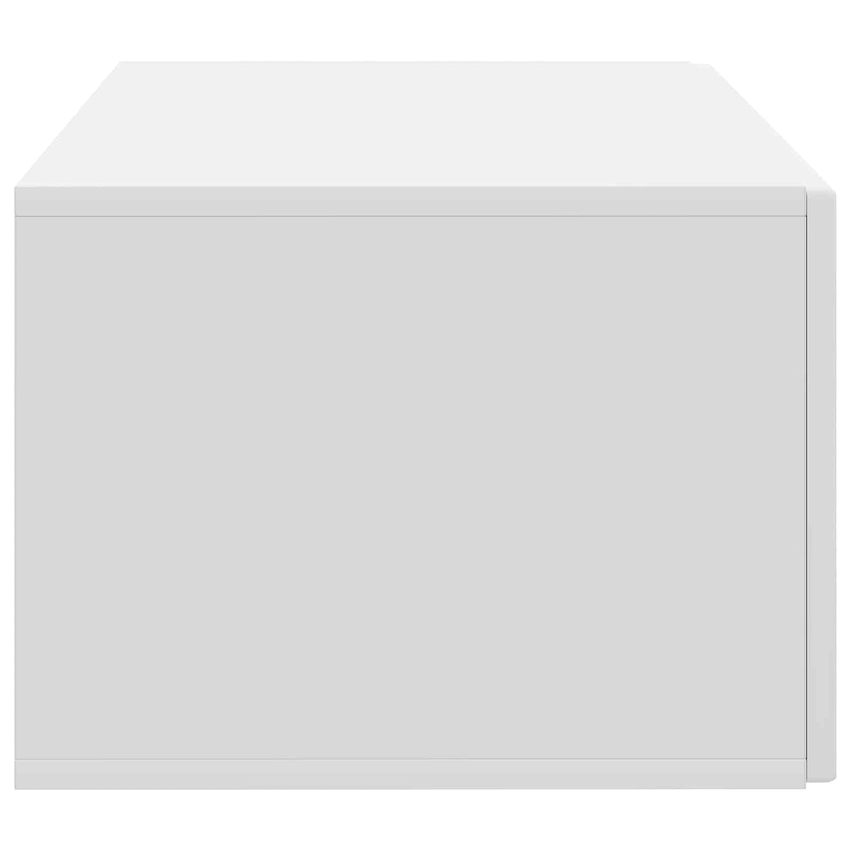 Wandmontierter TV-Schrank Weiß 59,5 x 41 x 30 cm Holzwerkstoff