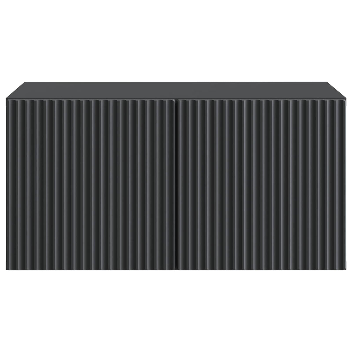 Wandmontierter TV-Schrank 59,5 x 41 x 30 cm Schwarz