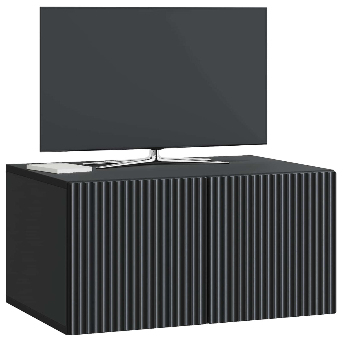 Wandmontierter TV-Schrank 59,5 x 41 x 30 cm Schwarz