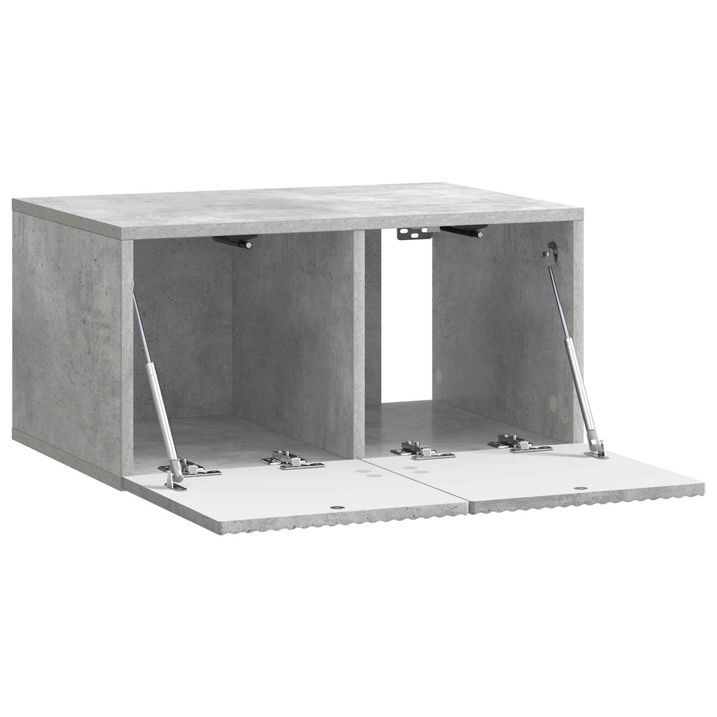 Wandmontierter TV-Schrank 59,5 x 41 x 30 cm Betongrau