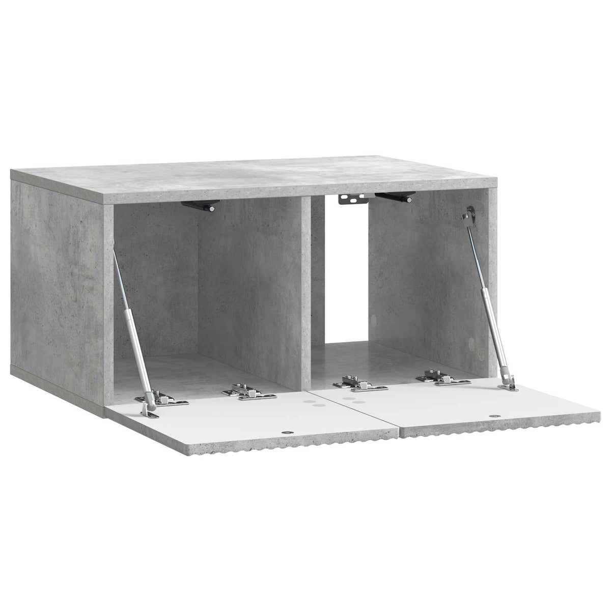 Wandmontierter TV-Schrank 59,5 x 41 x 30 cm Betongrau
