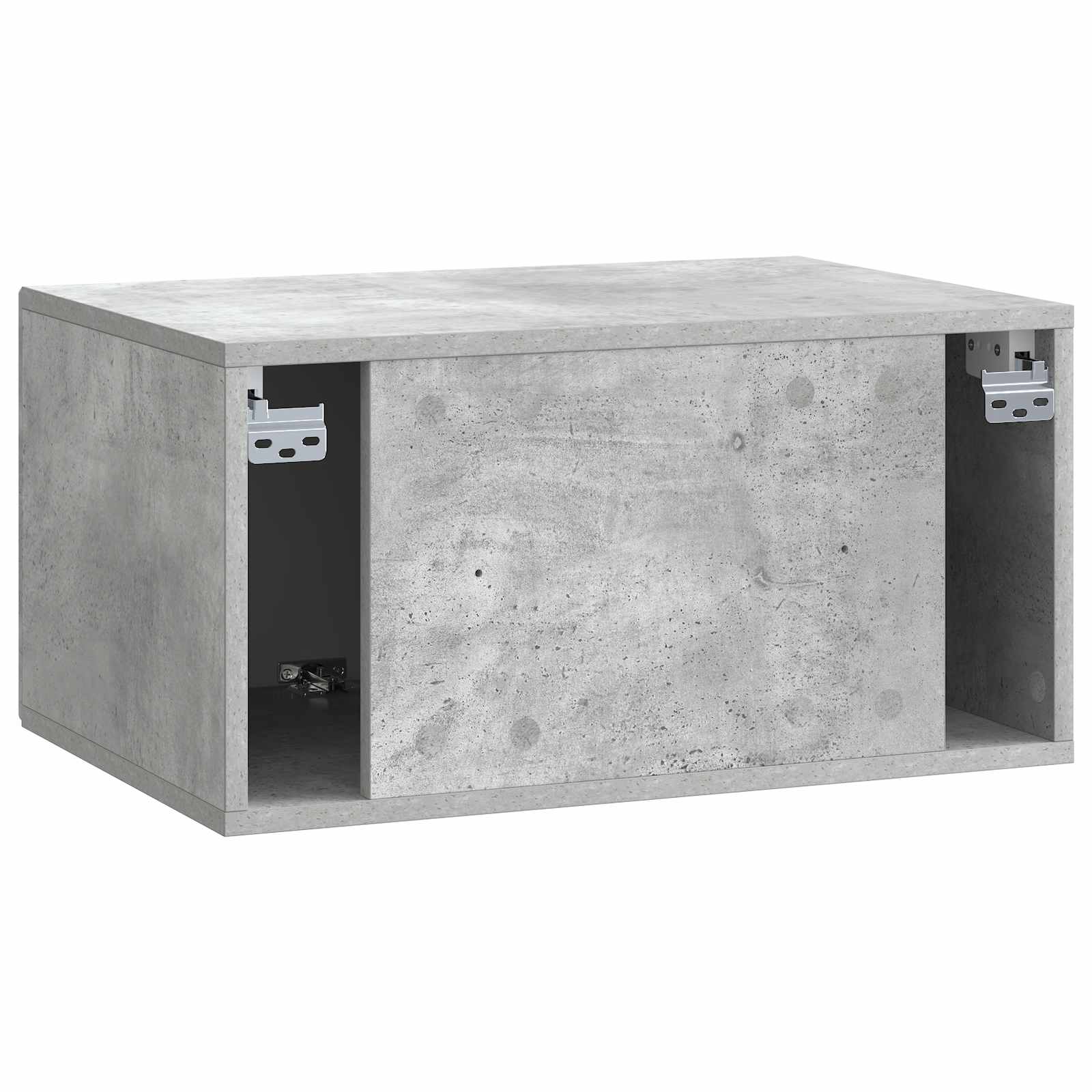 Wandmontierter TV-Schrank 59,5 x 41 x 30 cm Betongrau