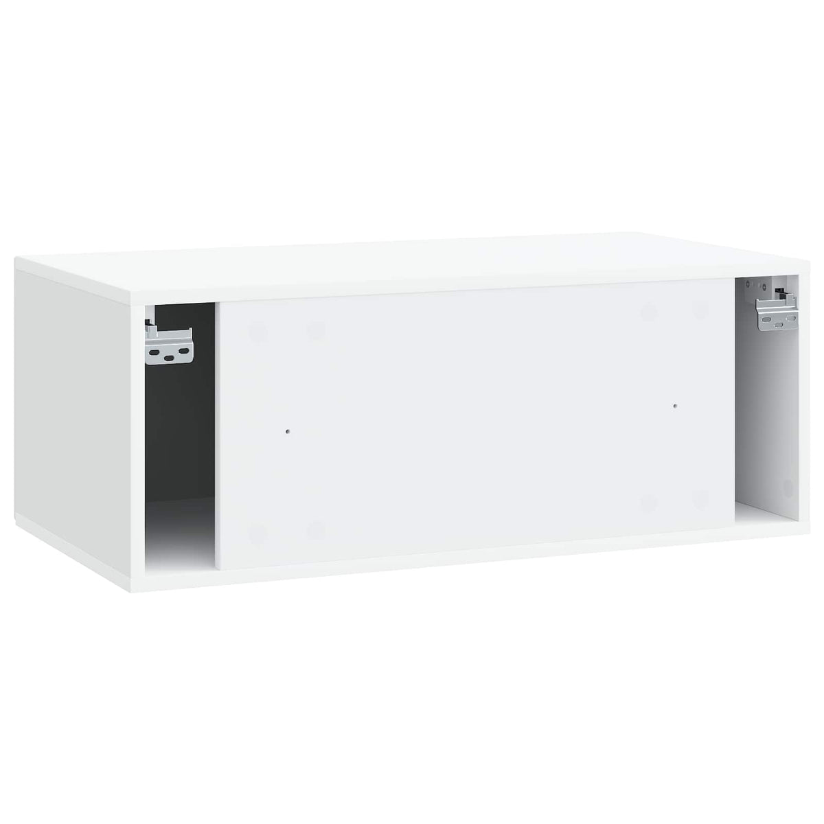 Wandmontierter TV-Schrank Weiß 78,5 x 41 x 30 cm Holzwerkstoff