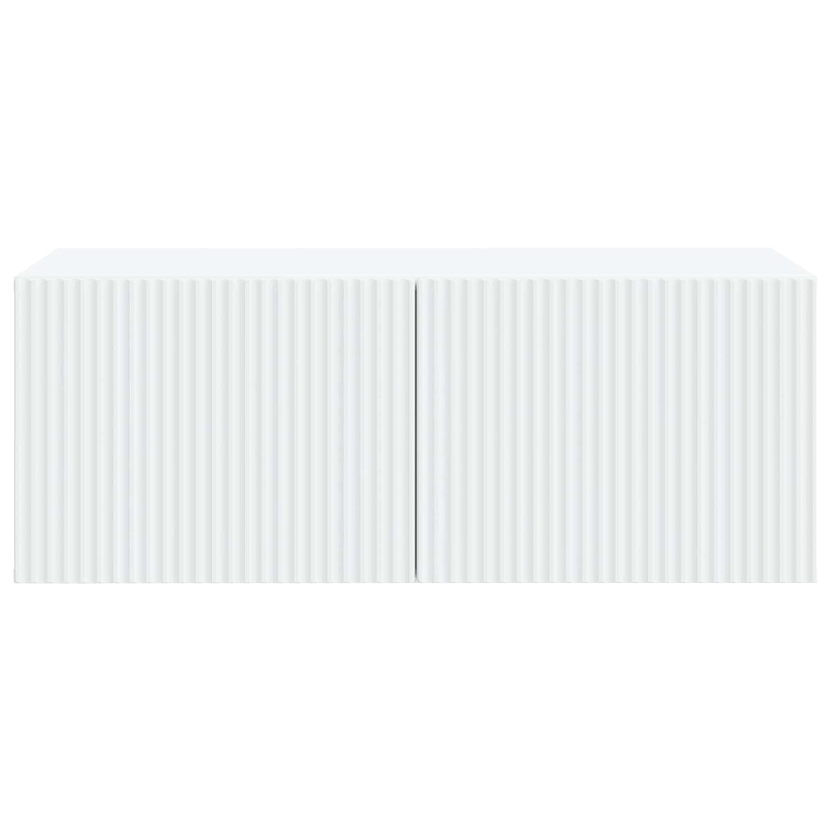 Wandmontierter TV-Schrank Weiß 78,5 x 41 x 30 cm Holzwerkstoff
