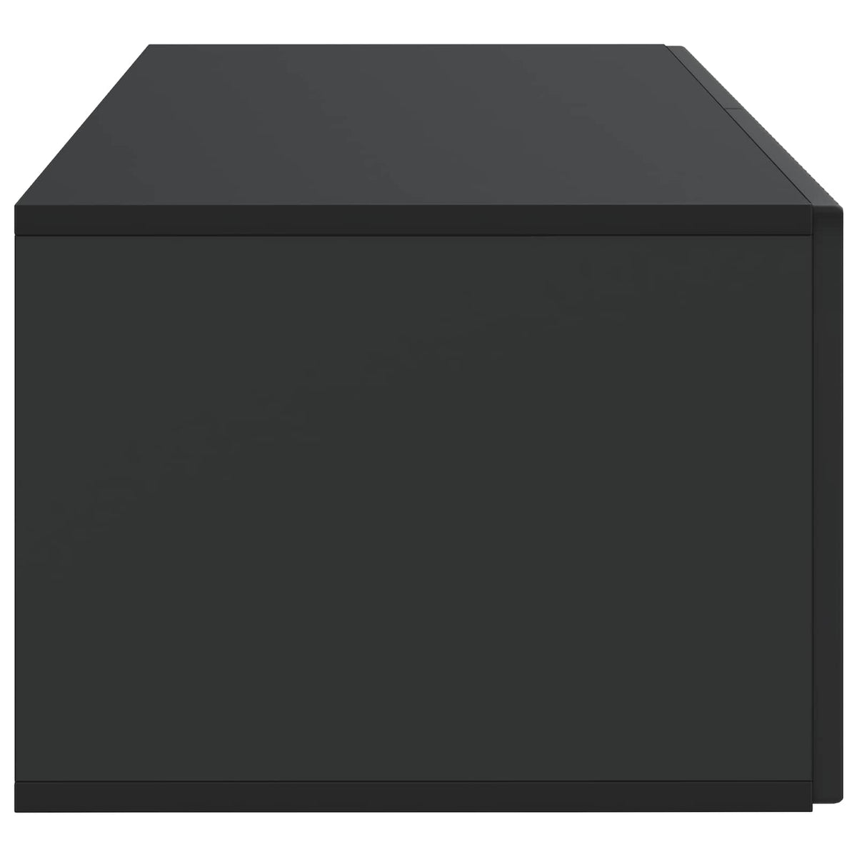 Wandmontierter TV-Schrank 78,5 x 41 x 30 cm Schwarz
