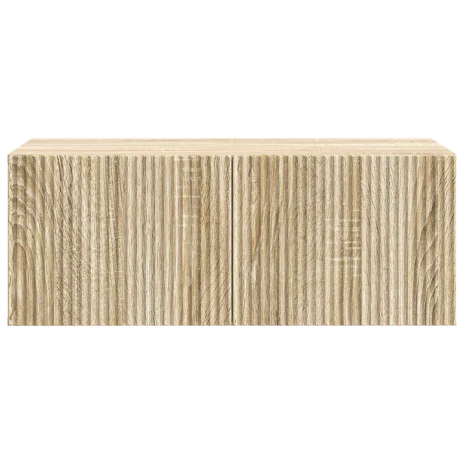 Wandmontierter TV-Schrank 78,5 x 41 x 30 cm Sonoma-Eiche