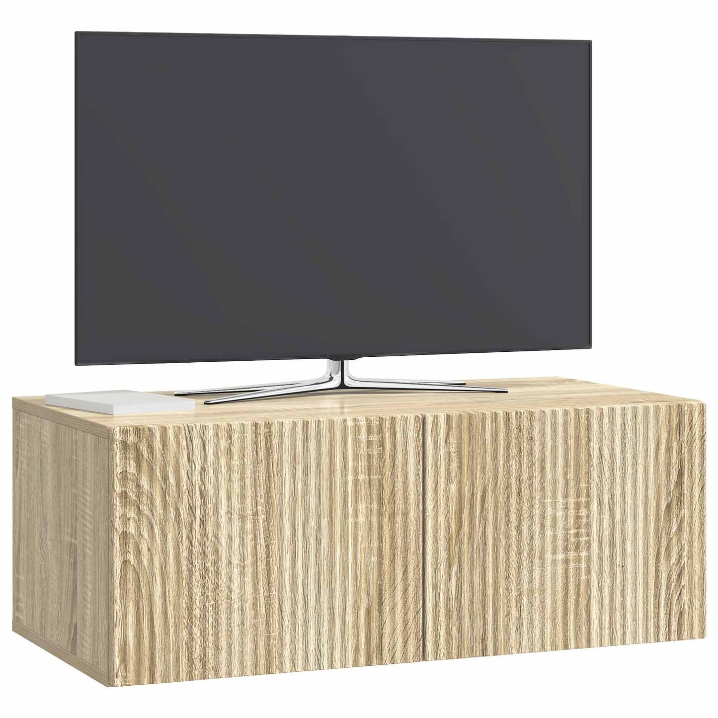 Wandmontierter TV-Schrank 78,5 x 41 x 30 cm Sonoma-Eiche