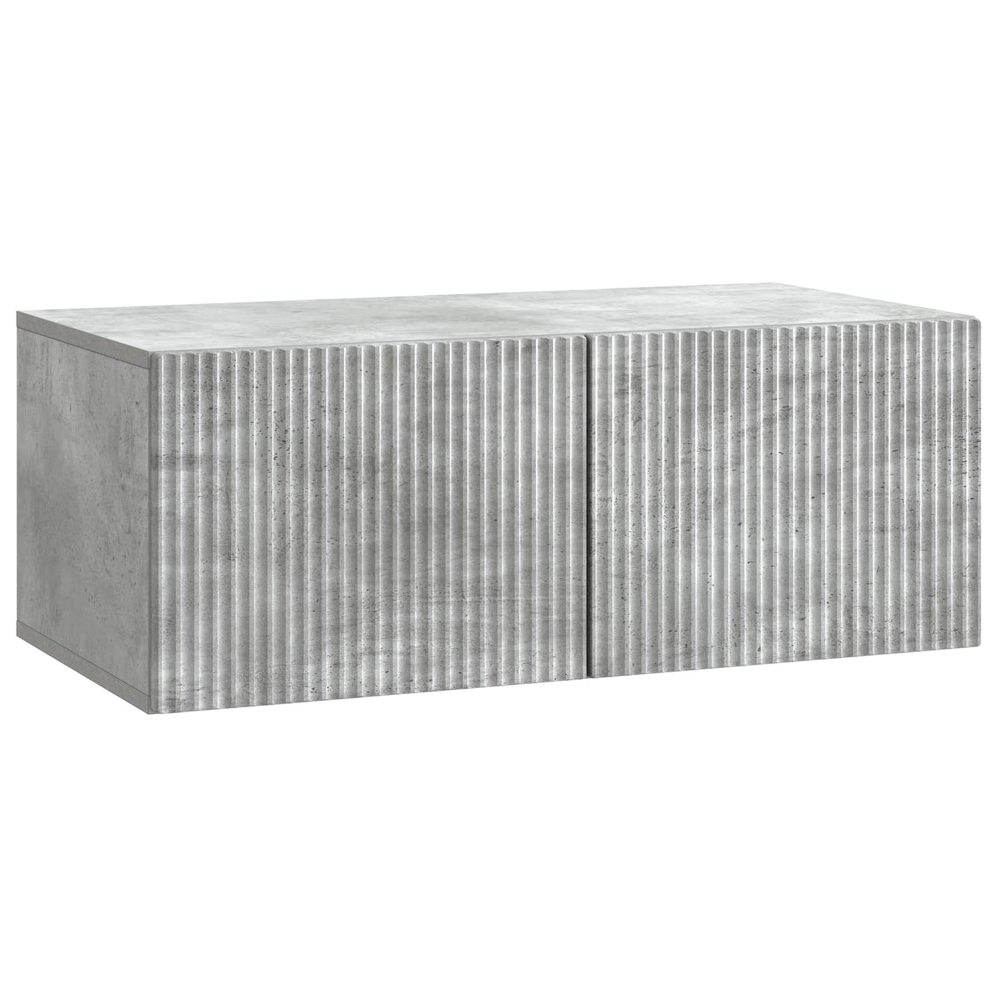 Wandmontierter TV-Schrank 78,5 x 41 x 30 cm Betongrau