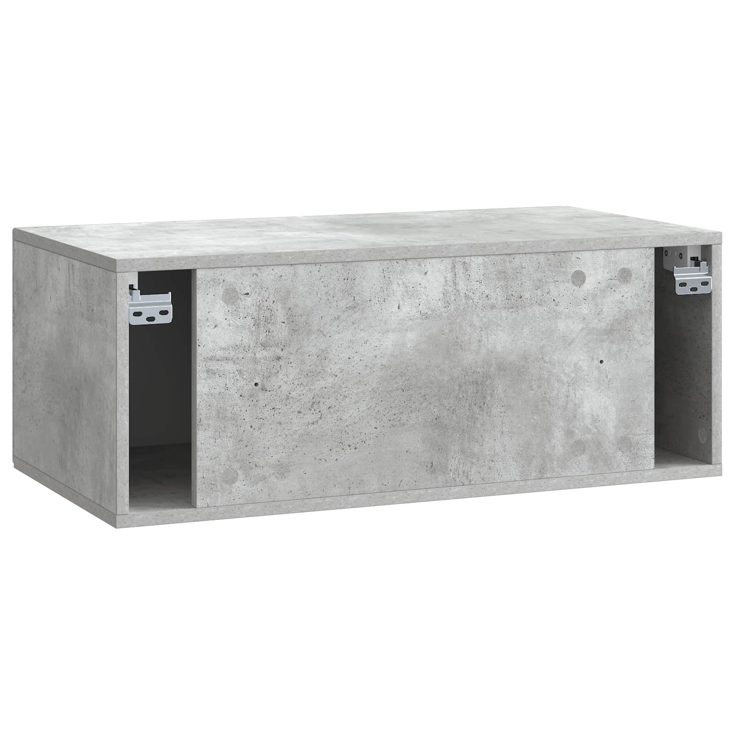 Wandmontierter TV-Schrank 78,5 x 41 x 30 cm Betongrau