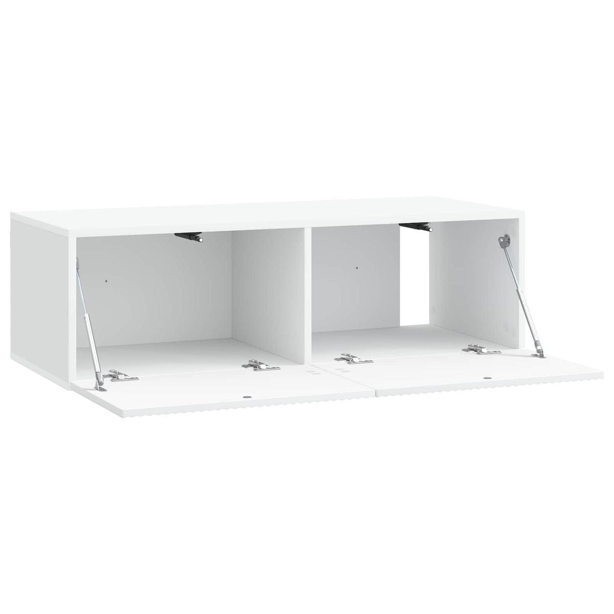 Wandmontierter TV-Schrank Weiß 98 x 41 x 30 cm Holzwerkstoff