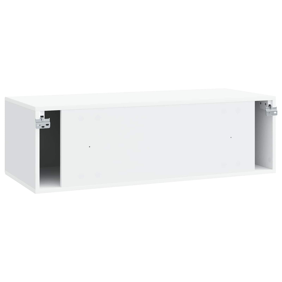 Wandmontierter TV-Schrank Weiß 98 x 41 x 30 cm Holzwerkstoff