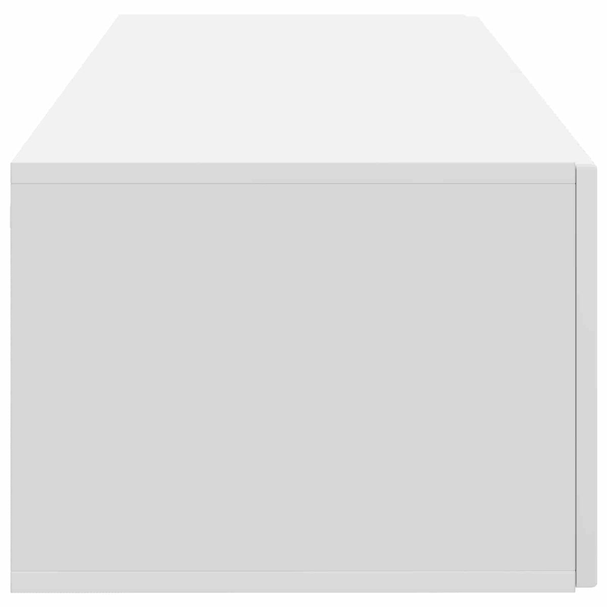 Wandmontierter TV-Schrank Weiß 98 x 41 x 30 cm Holzwerkstoff