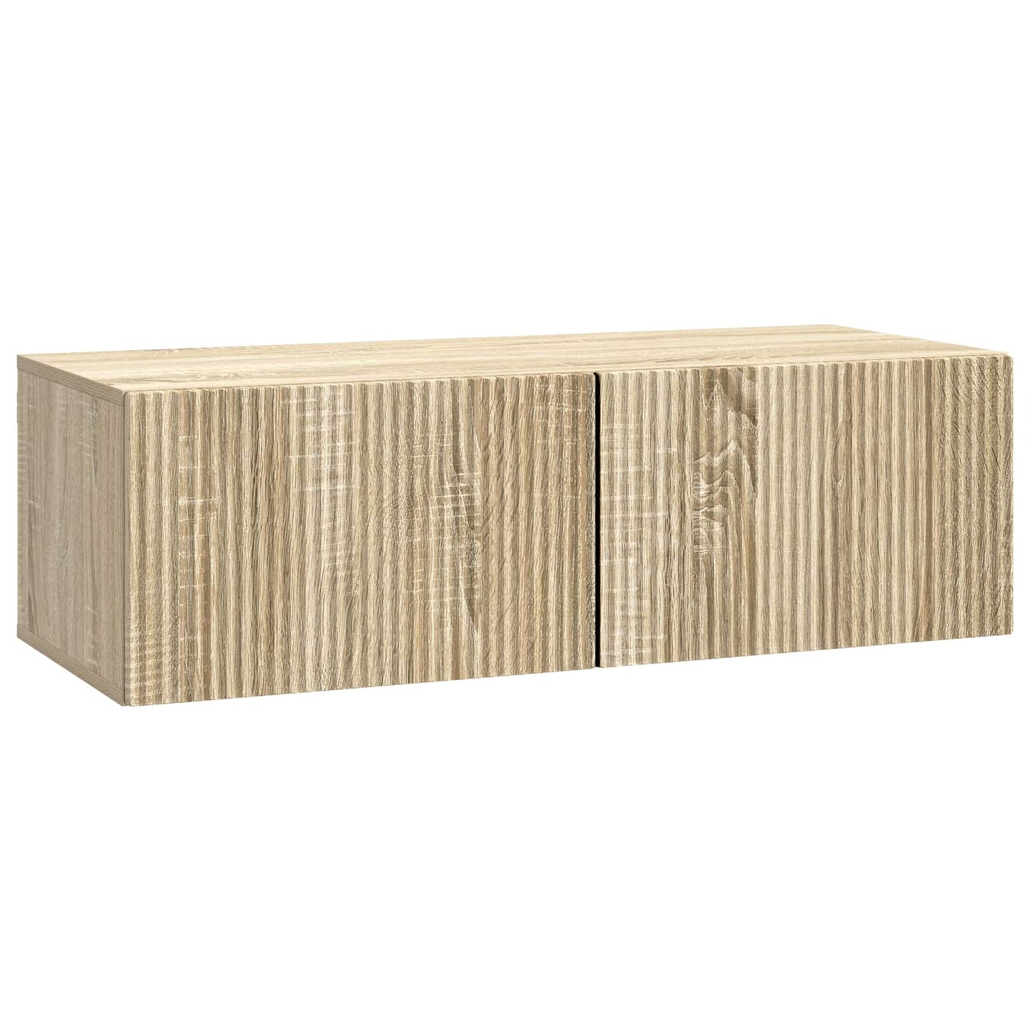 Wandmontierter TV-Schrank 98 x 41 x 30 cm Sonoma-Eiche