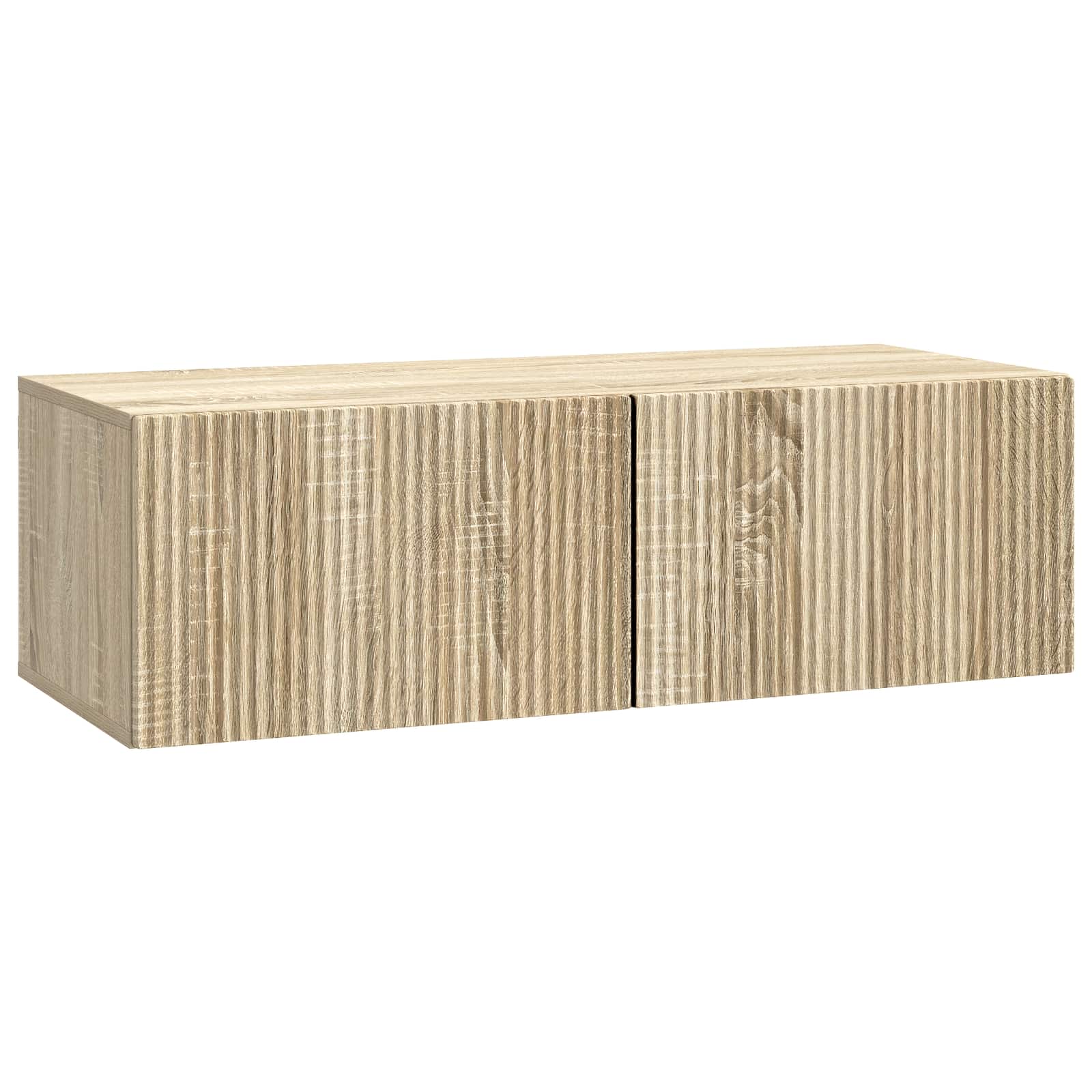 Wandmontierter TV-Schrank 98 x 41 x 30 cm Sonoma-Eiche
