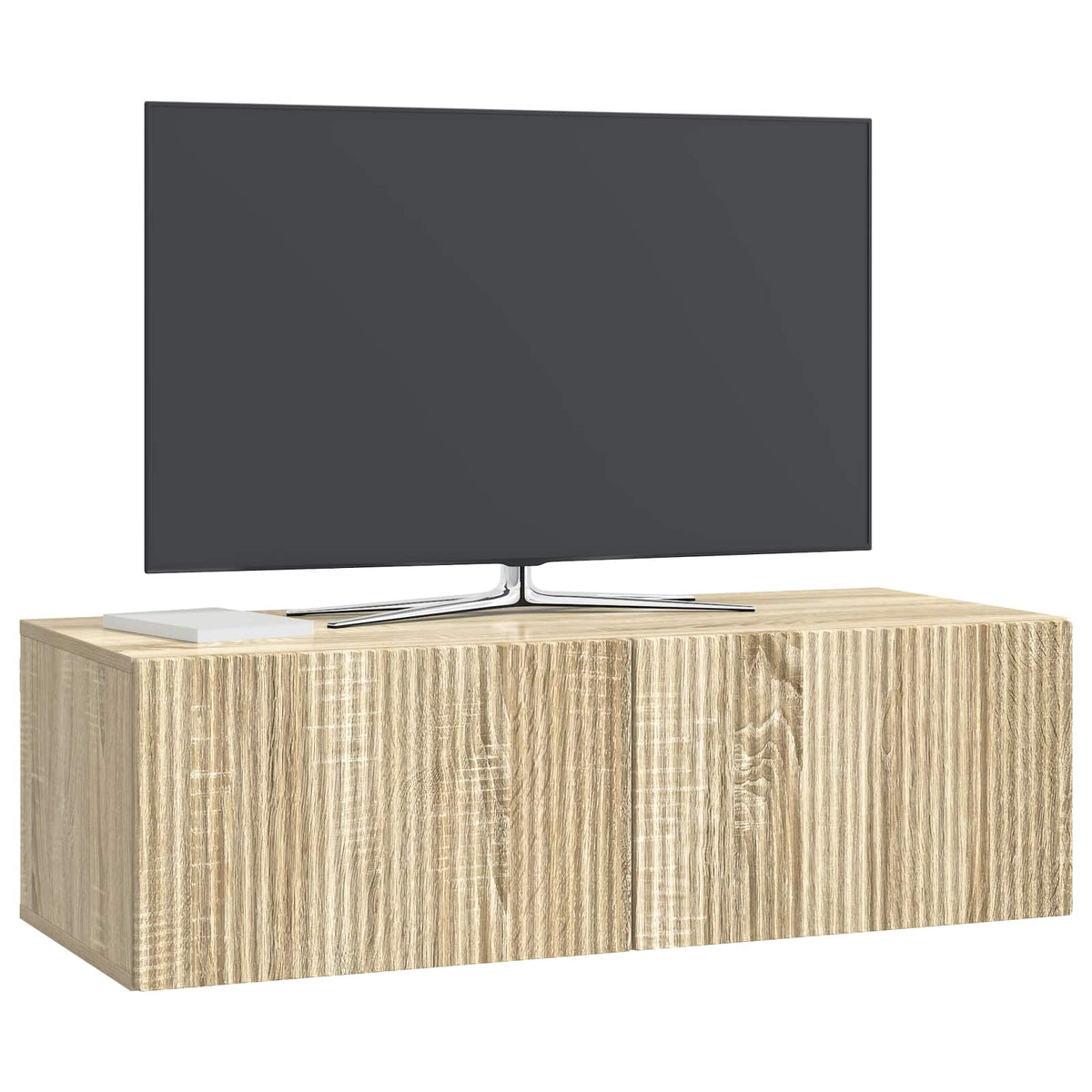 Wandmontierter TV-Schrank 98 x 41 x 30 cm Sonoma-Eiche