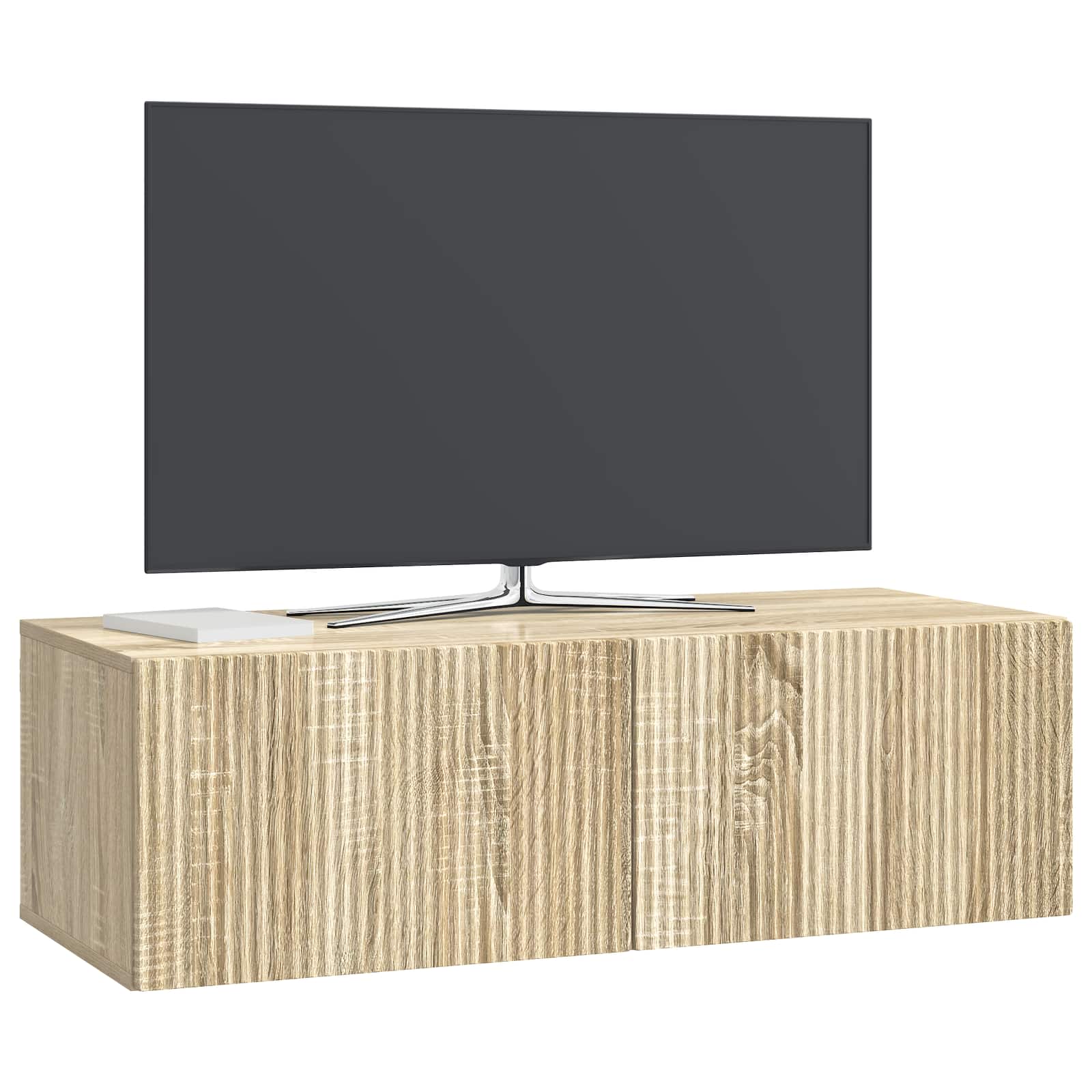 Wandmontierter TV-Schrank 98 x 41 x 30 cm Sonoma-Eiche
