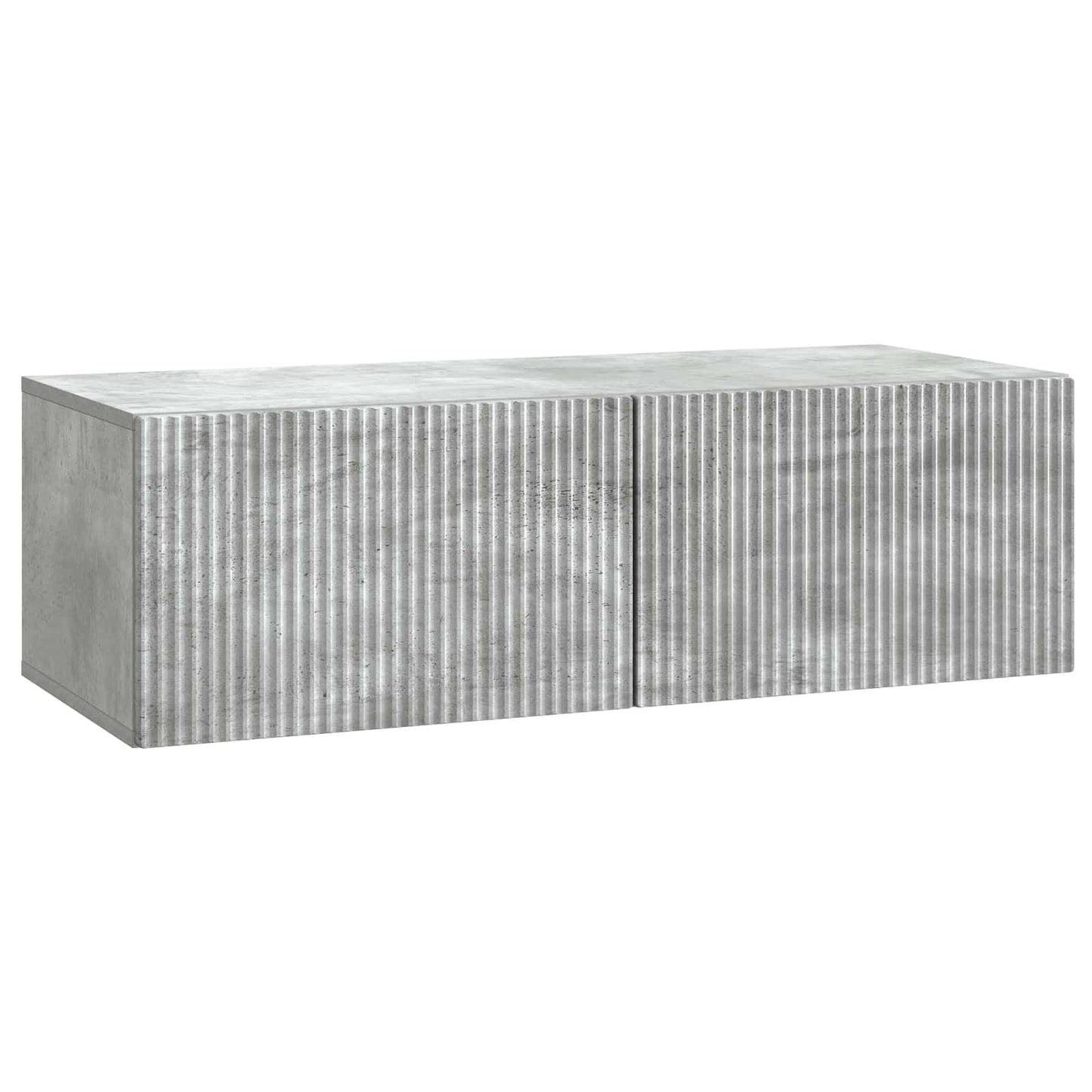 Wandmontierter TV-Schrank 98 x 41 x 30 cm Betongrau