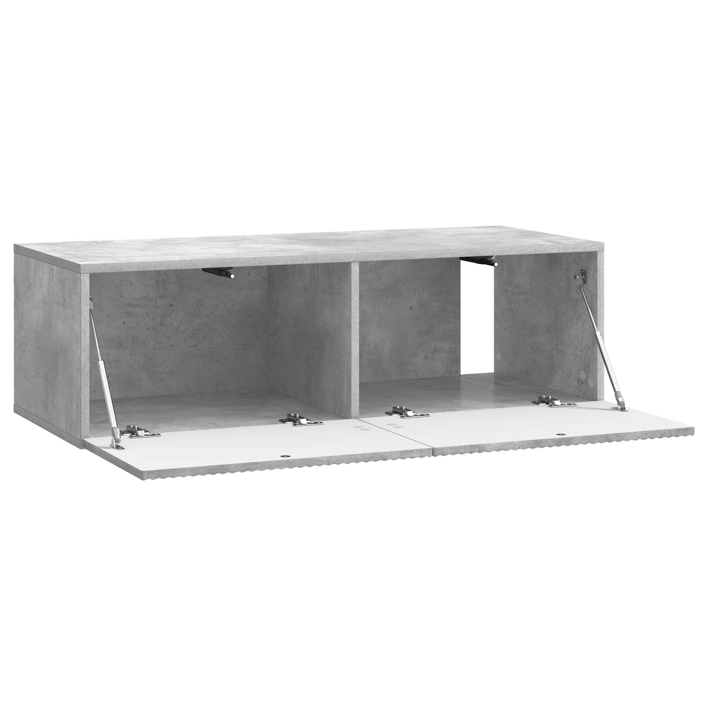 Wandmontierter TV-Schrank 98 x 41 x 30 cm Betongrau
