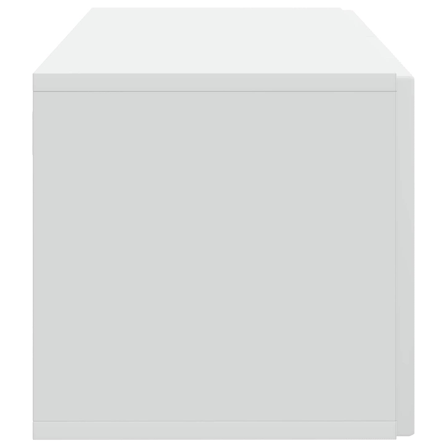 Wandmontierter TV-Schrank Weiß 59,5 x 31 x 30 cm Holzwerkstoff