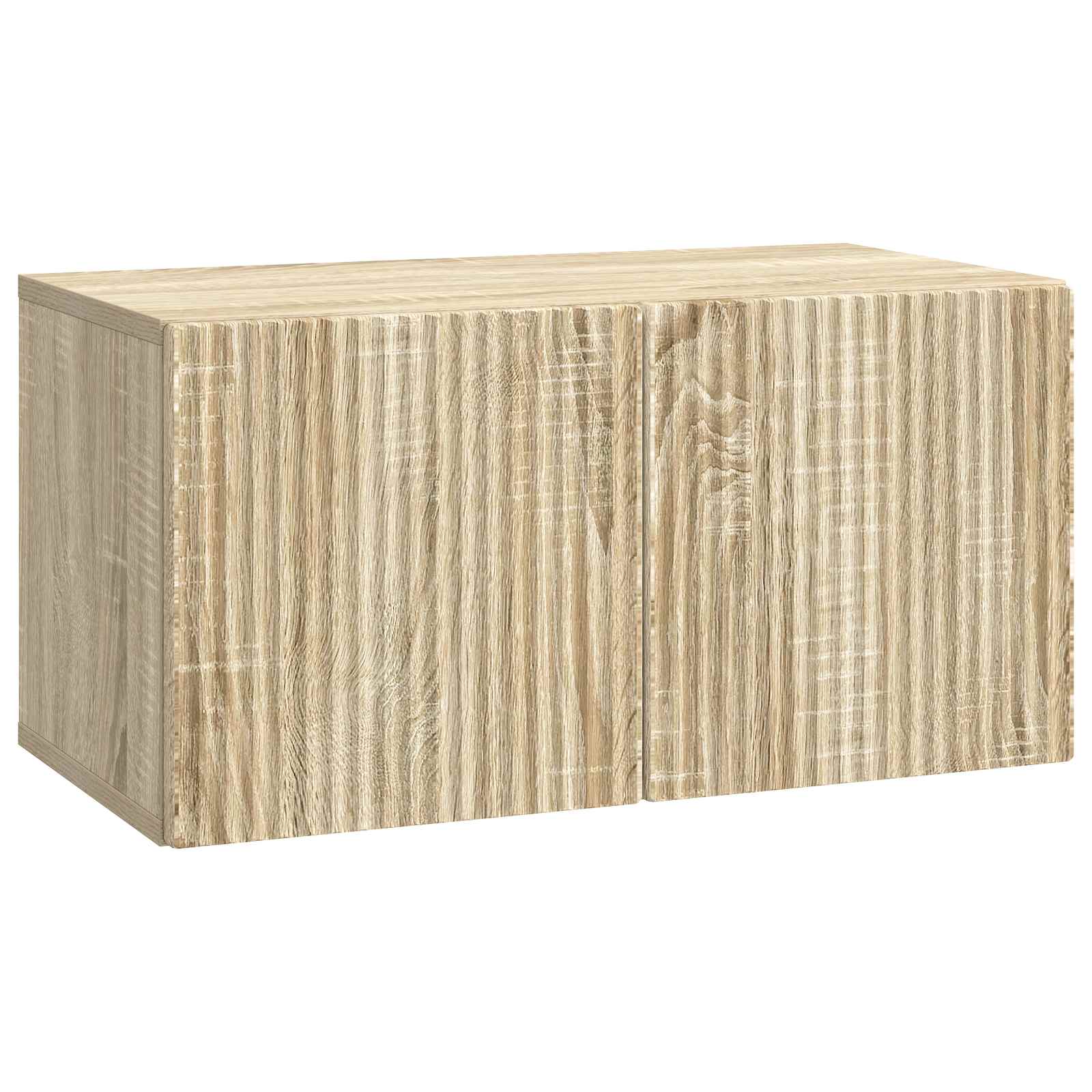 Wandmontierter TV-Schrank 59,5 x 31 x 30 cm Sonoma-Eiche