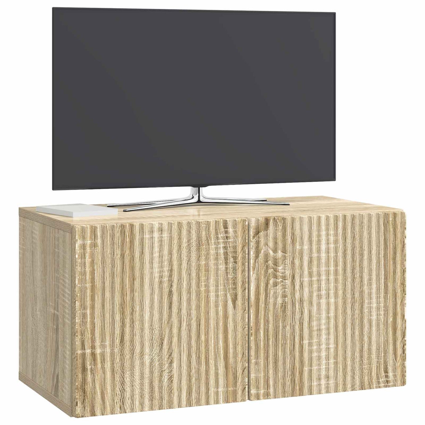 Wandmontierter TV-Schrank 59,5 x 31 x 30 cm Sonoma-Eiche