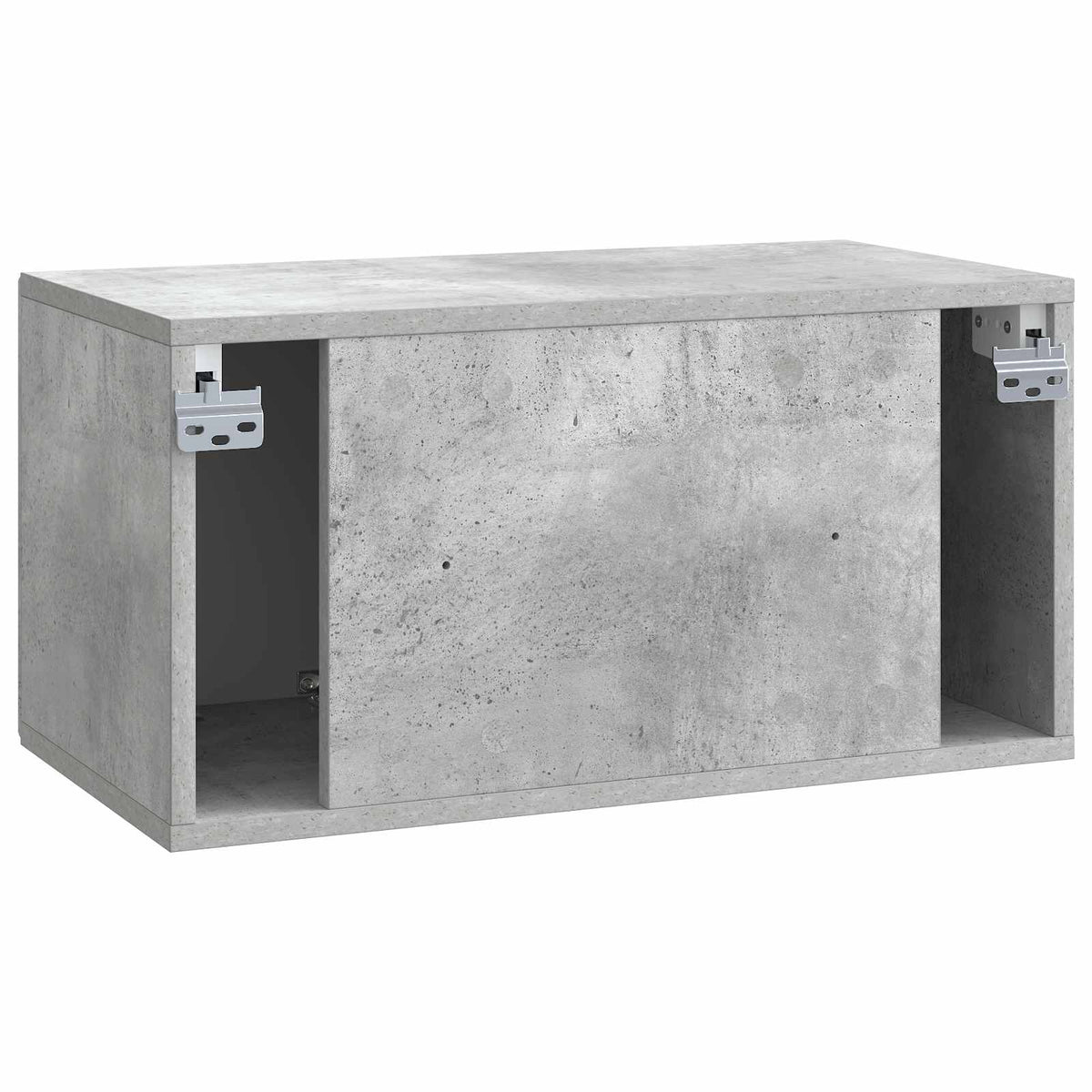 Wandmontierter TV-Schrank 59,5 x 31 x 30 cm Betongrau