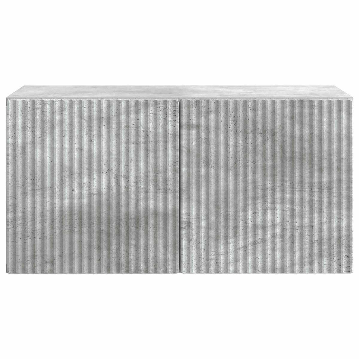 Wandmontierter TV-Schrank 59,5 x 31 x 30 cm Betongrau