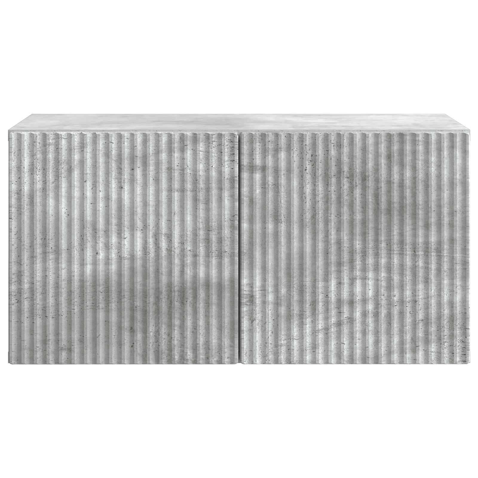 Wandmontierter TV-Schrank 59,5 x 31 x 30 cm Betongrau