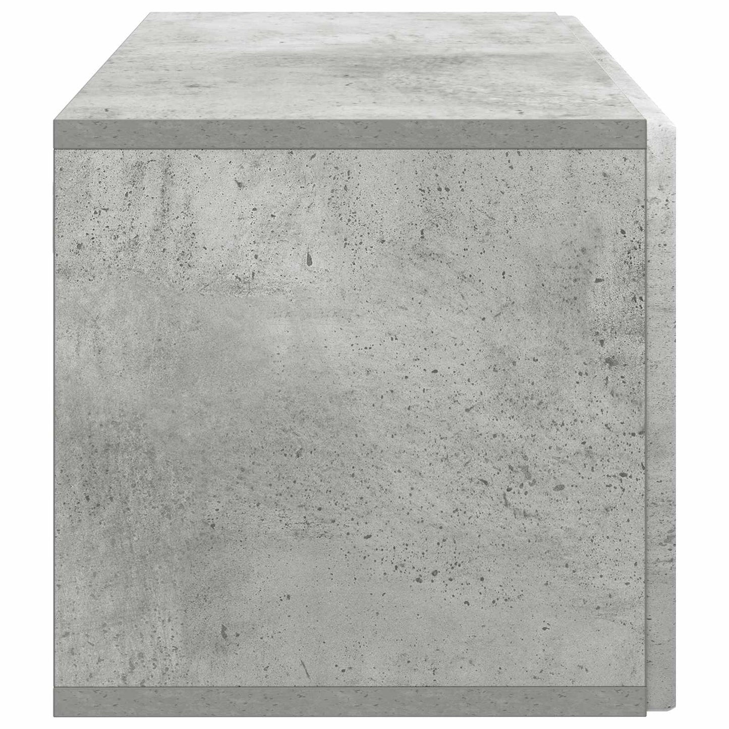 Wandmontierter TV-Schrank 59,5 x 31 x 30 cm Betongrau