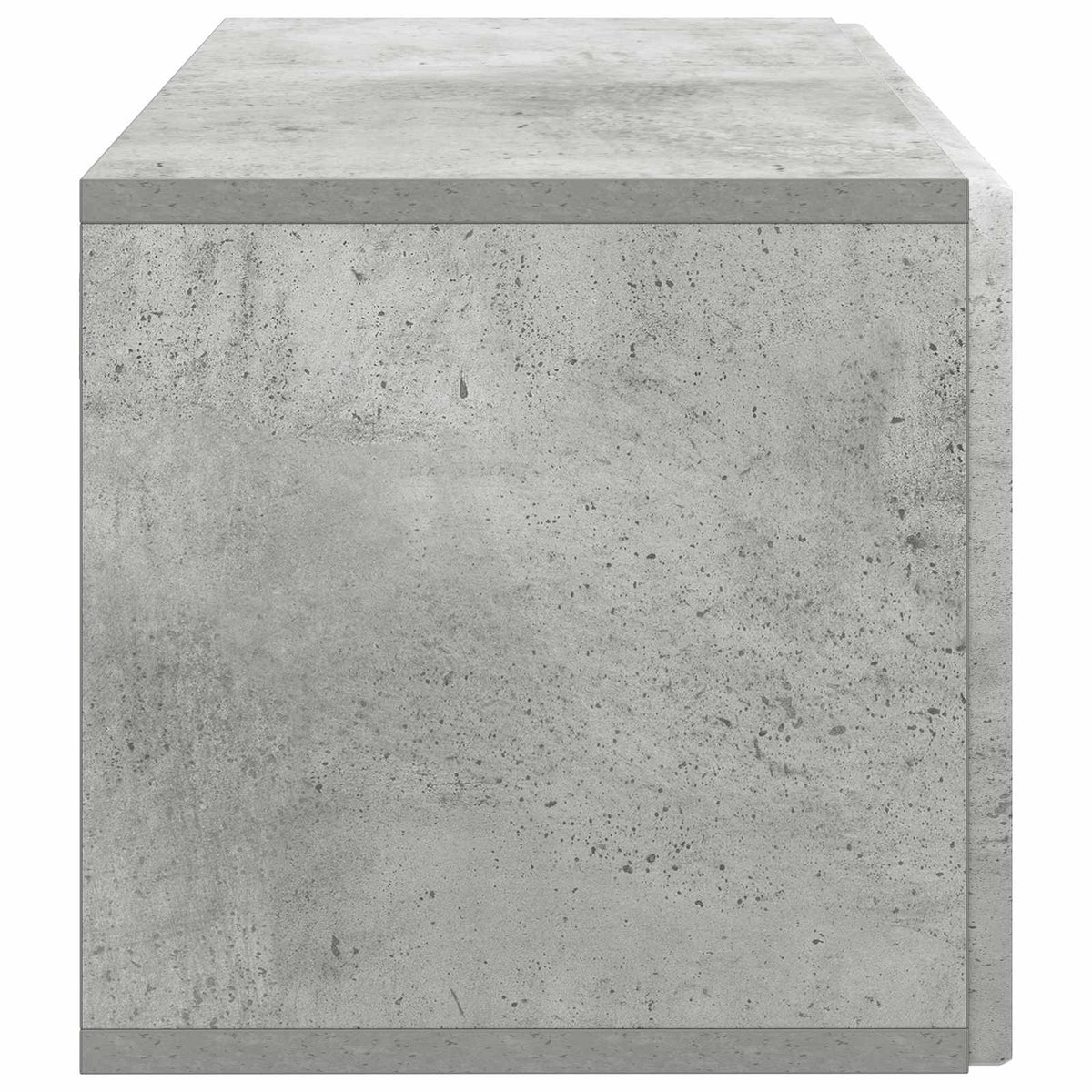 Wandmontierter TV-Schrank 59,5 x 31 x 30 cm Betongrau