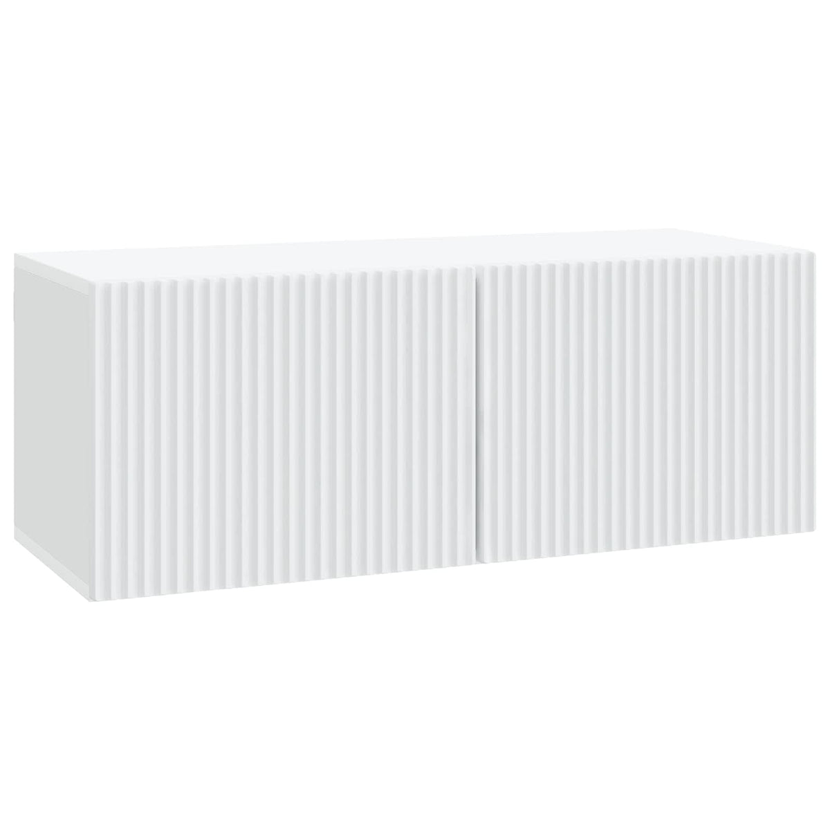 Wandmontierter TV-Schrank Weiß 78,5 x 31 x 30 cm Holzwerkstoff