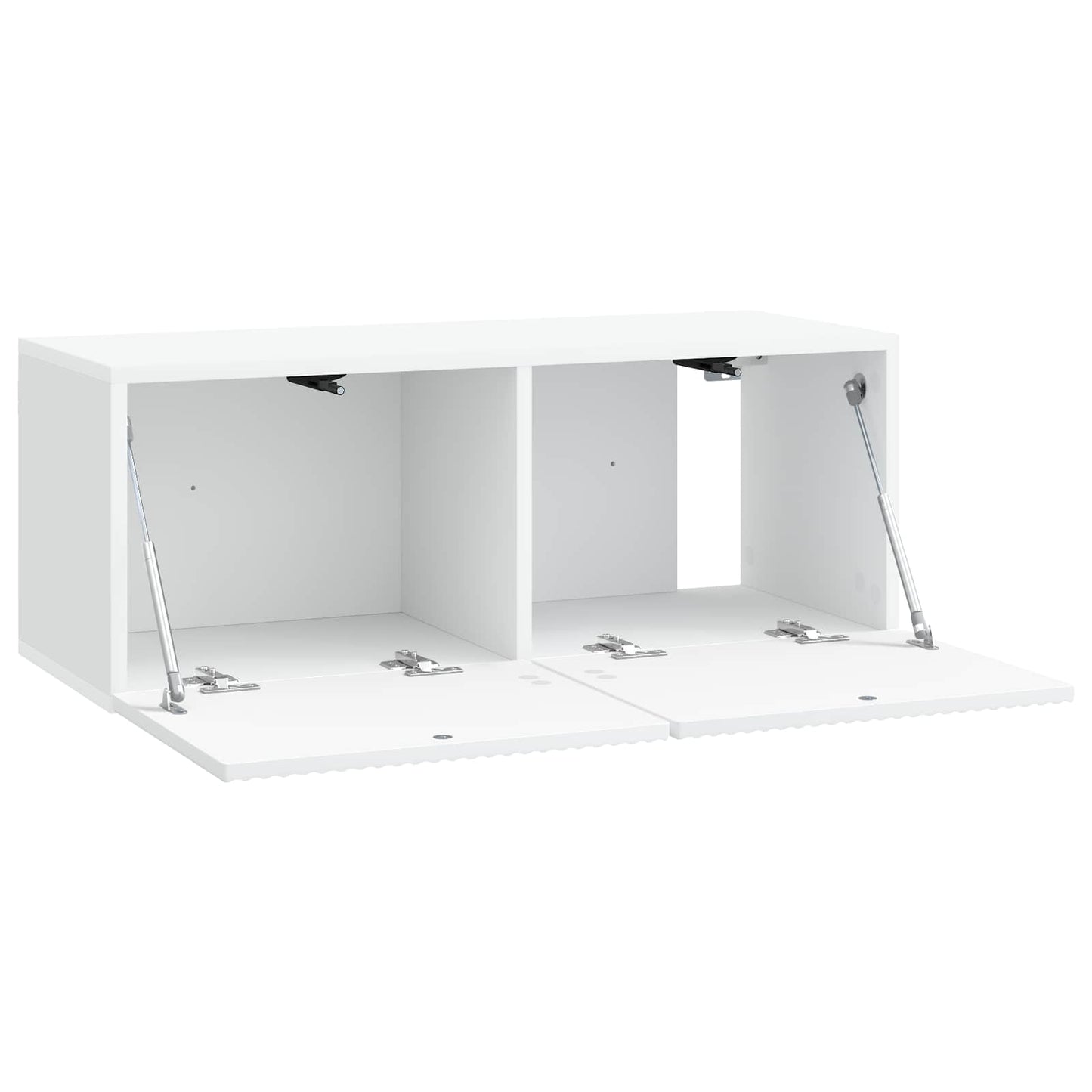 Wandmontierter TV-Schrank Weiß 78,5 x 31 x 30 cm Holzwerkstoff