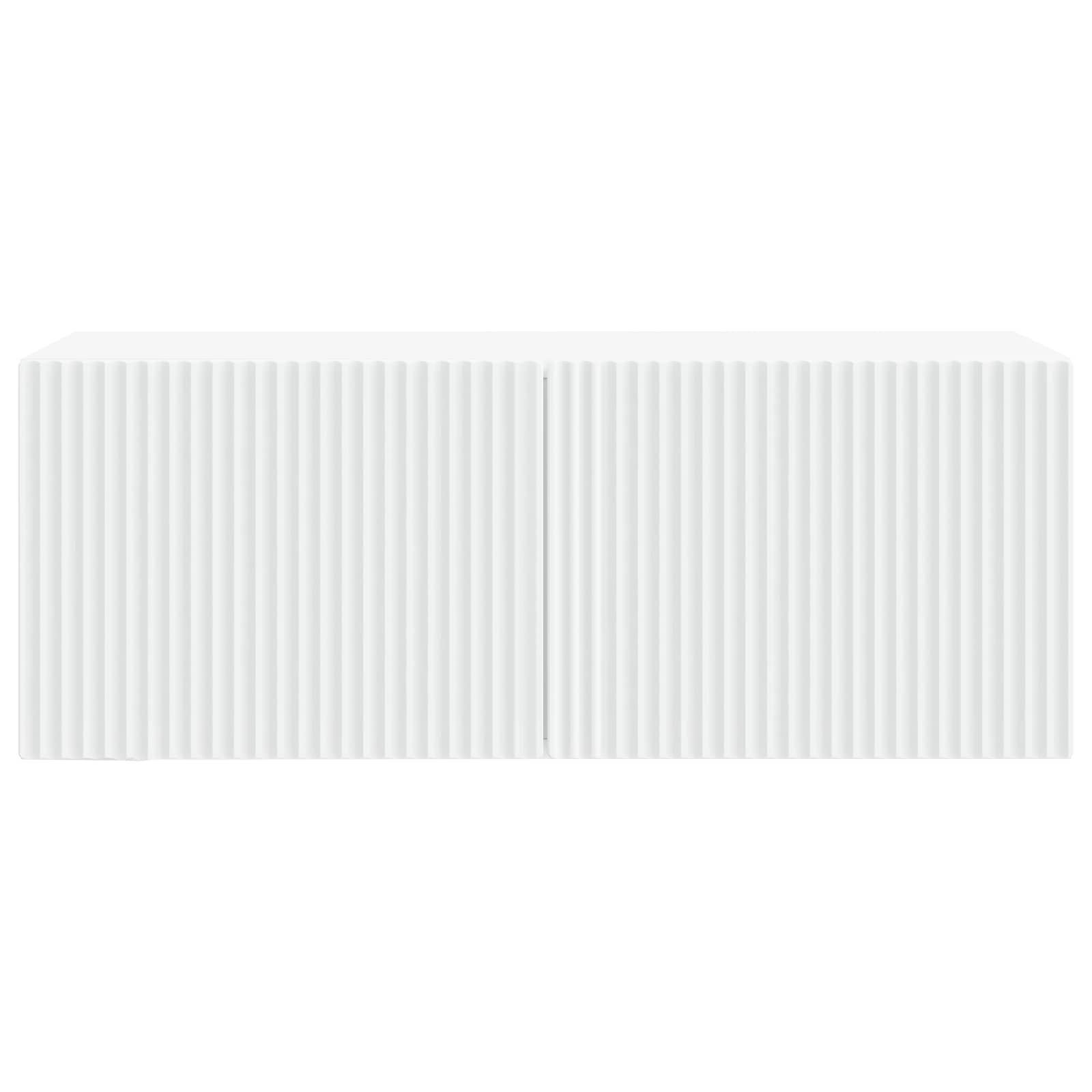 Wandmontierter TV-Schrank Weiß 78,5 x 31 x 30 cm Holzwerkstoff
