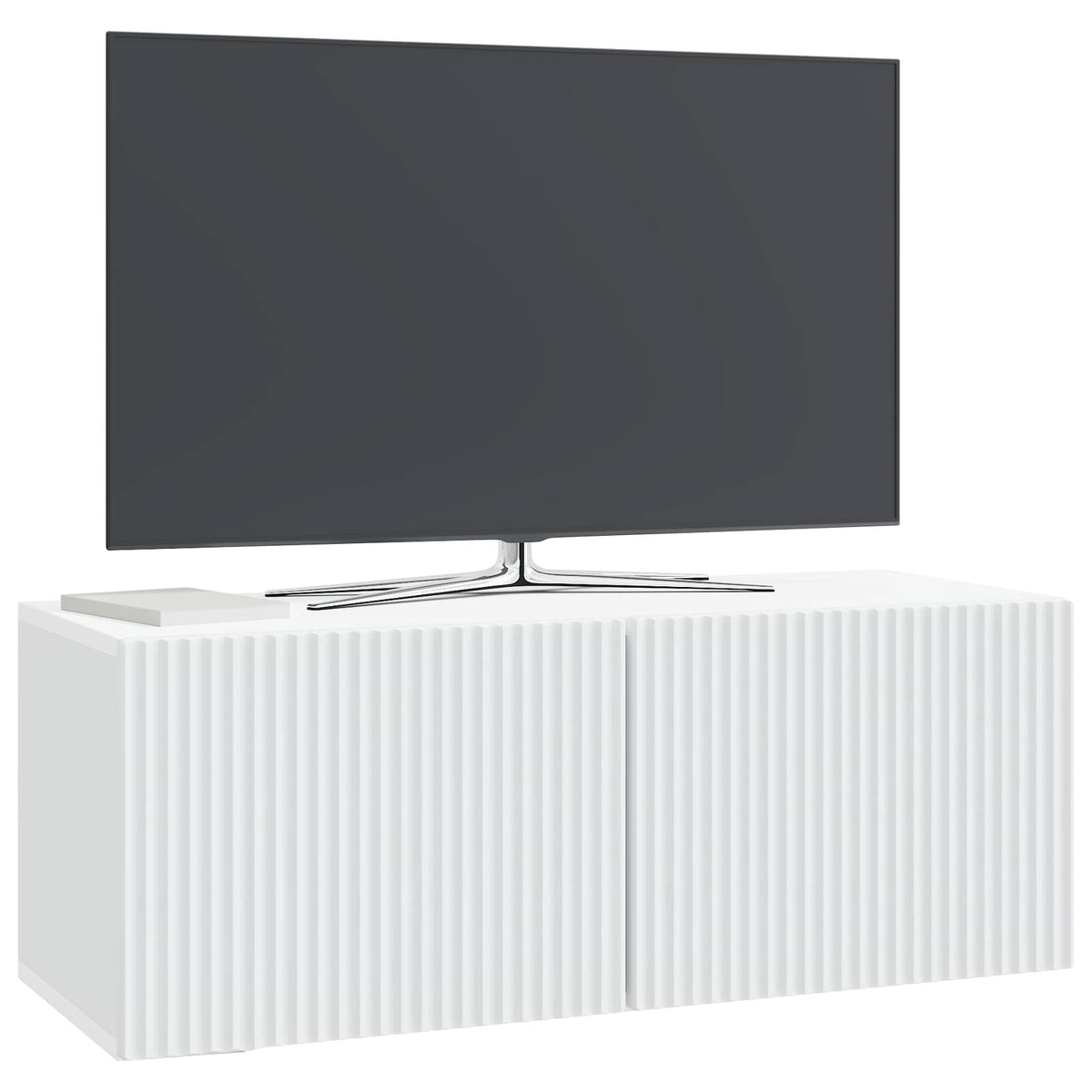 Wandmontierter TV-Schrank Weiß 78,5 x 31 x 30 cm Holzwerkstoff