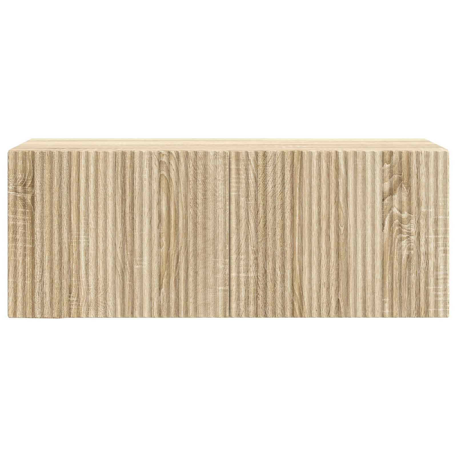 Wandmontierter TV-Schrank 78,5 x 31 x 30 cm Sonoma-Eiche