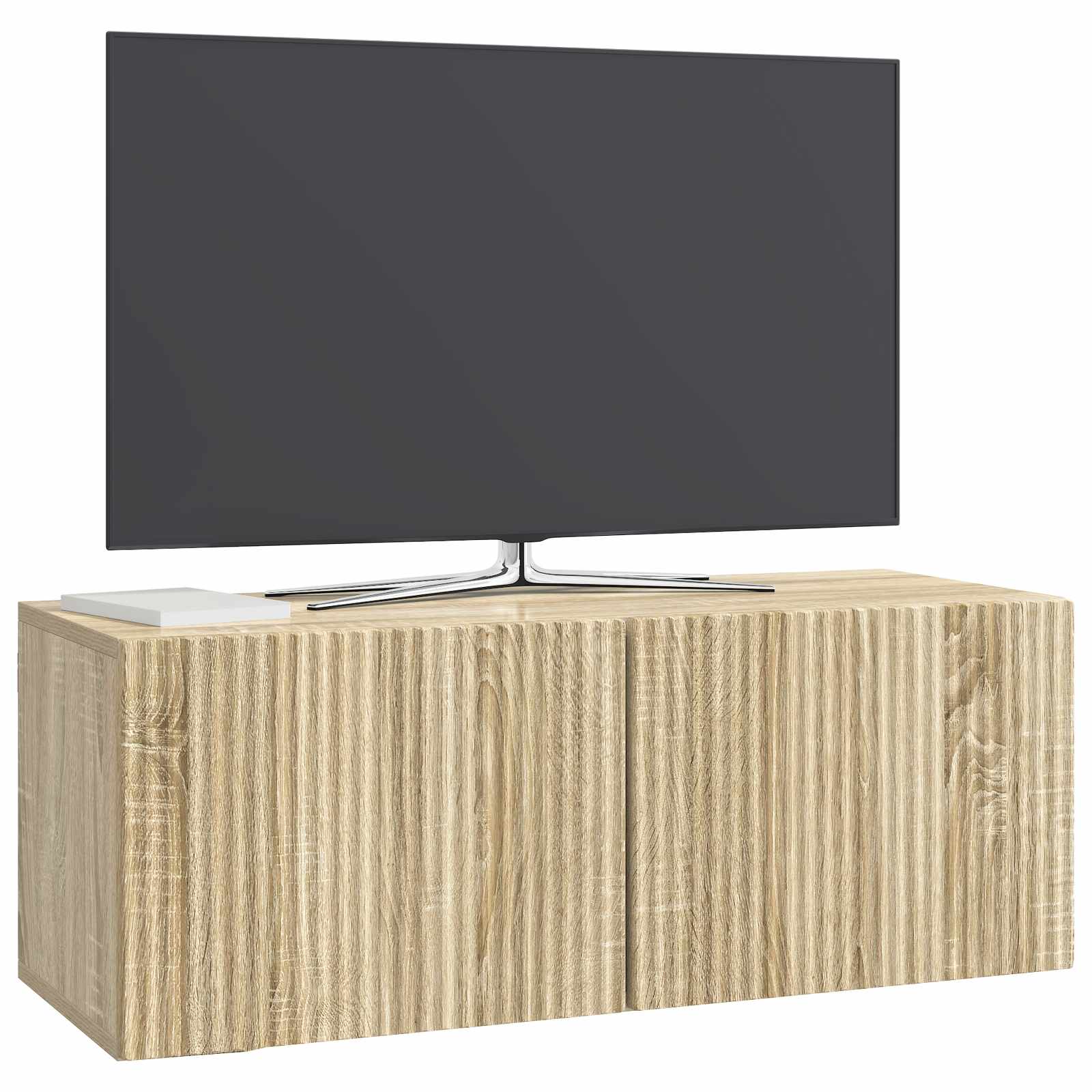 Wandmontierter TV-Schrank 78,5 x 31 x 30 cm Sonoma-Eiche