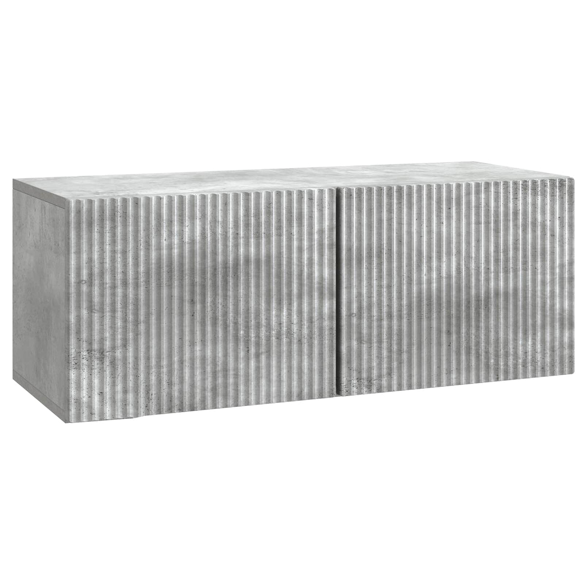 Wandmontierter TV-Schrank 78,5 x 31 x 30 cm Betongrau