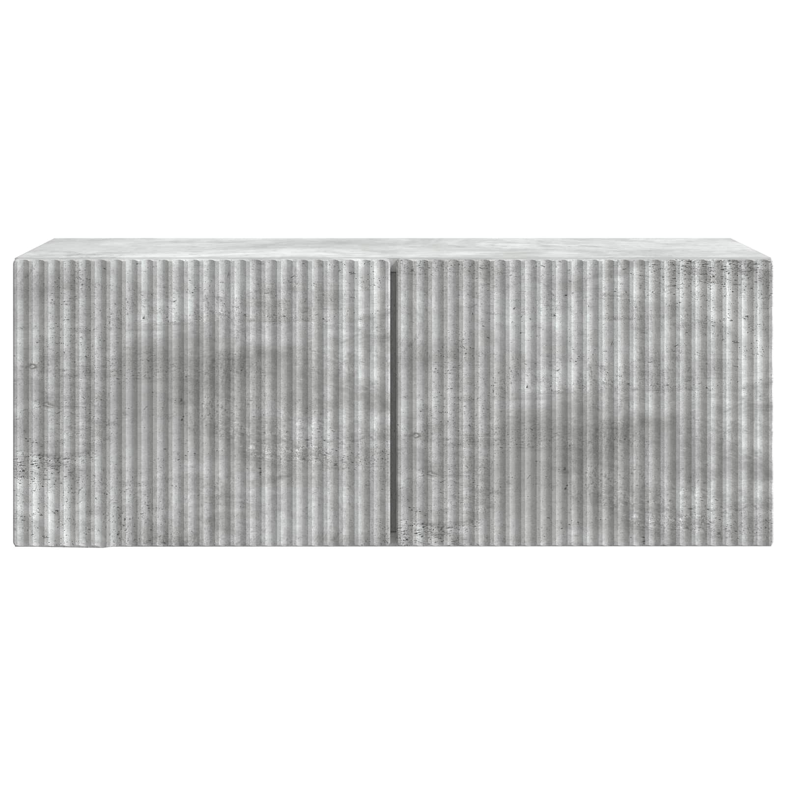 Wandmontierter TV-Schrank 78,5 x 31 x 30 cm Betongrau