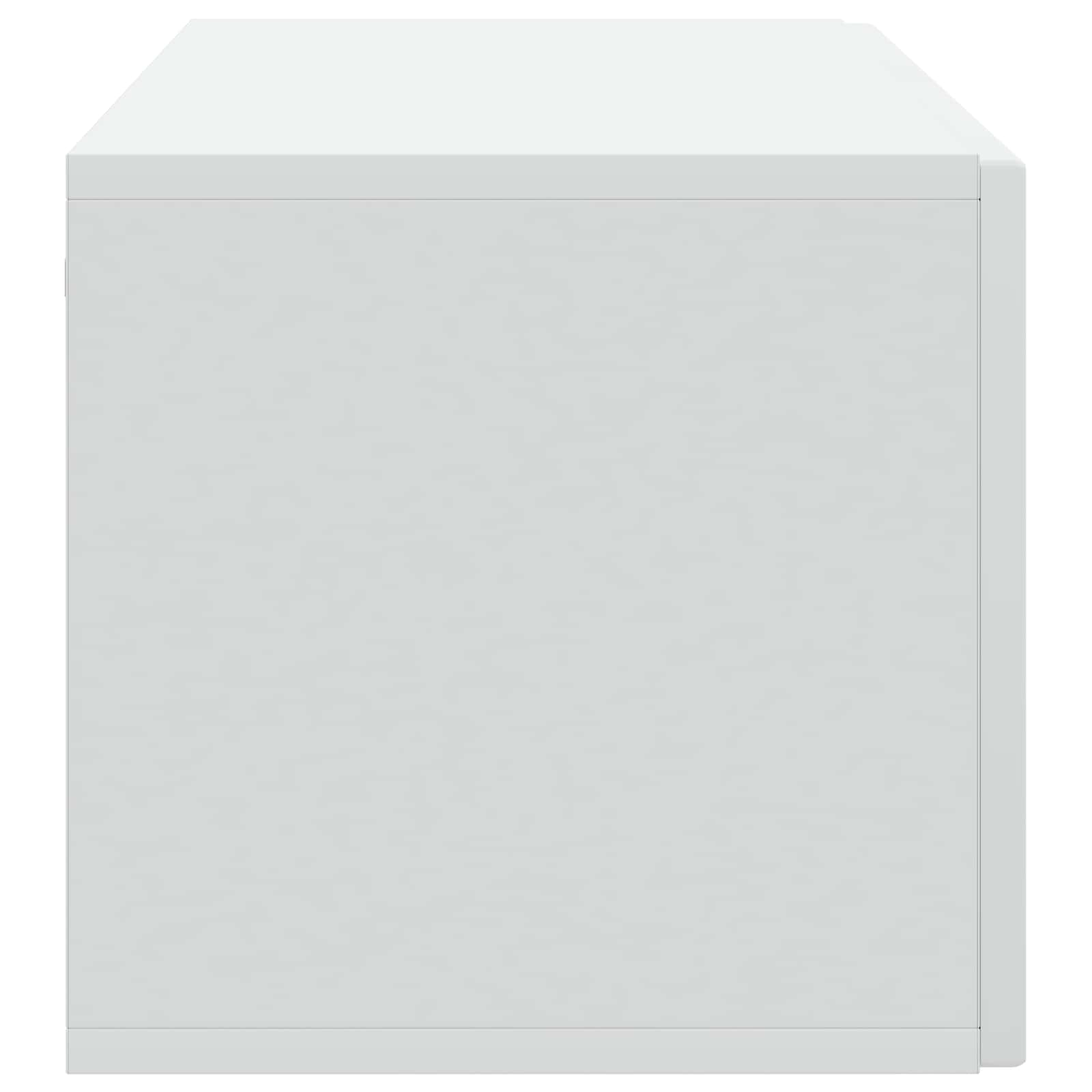 Wandmontierter TV-Schrank Weiß 98 x 31 x 30 cm Holzwerkstoff