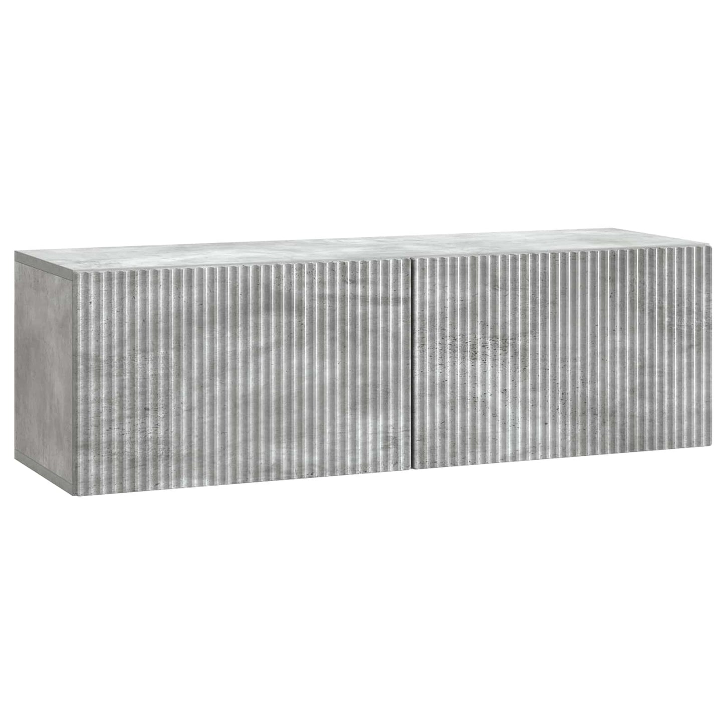 Wandmontierter TV-Schrank 98 x 31 x 30 cm Betongrau