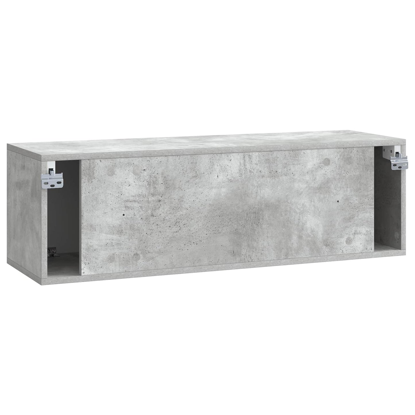 Wandmontierter TV-Schrank 98 x 31 x 30 cm Betongrau