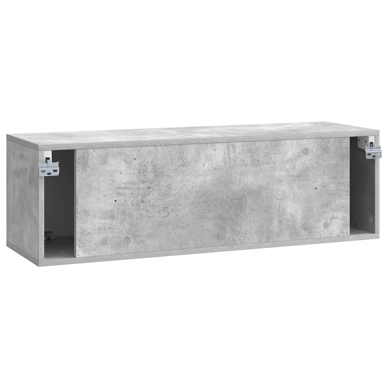 Wandmontierter TV-Schrank 98 x 31 x 30 cm Betongrau