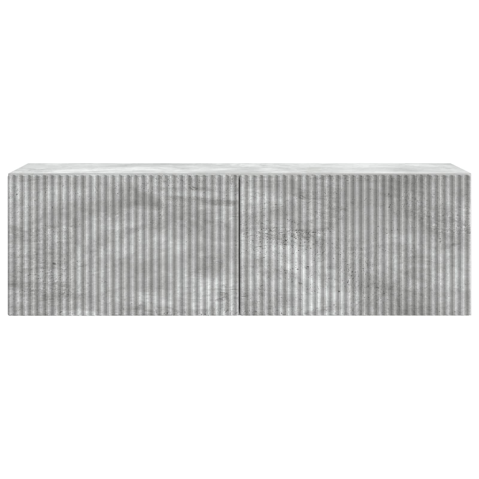 Wandmontierter TV-Schrank 98 x 31 x 30 cm Betongrau