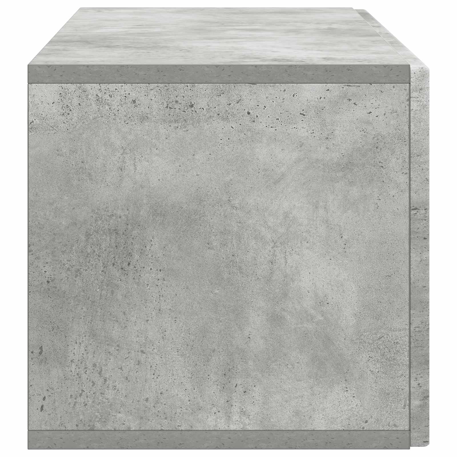 Wandmontierter TV-Schrank 98 x 31 x 30 cm Betongrau