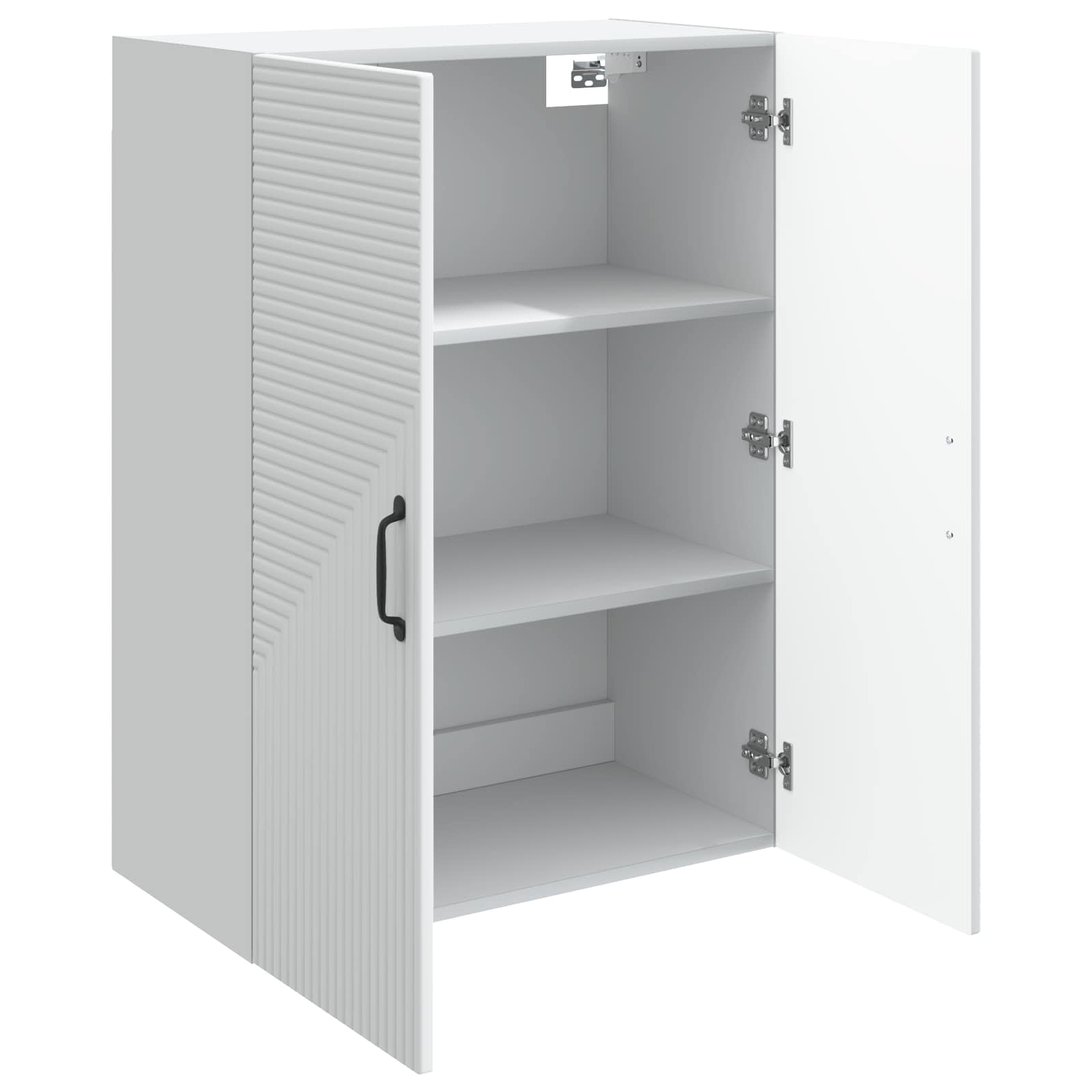 Wandschrank Weiß 66 x 34,5 x 90 cm Holzwerkstoff