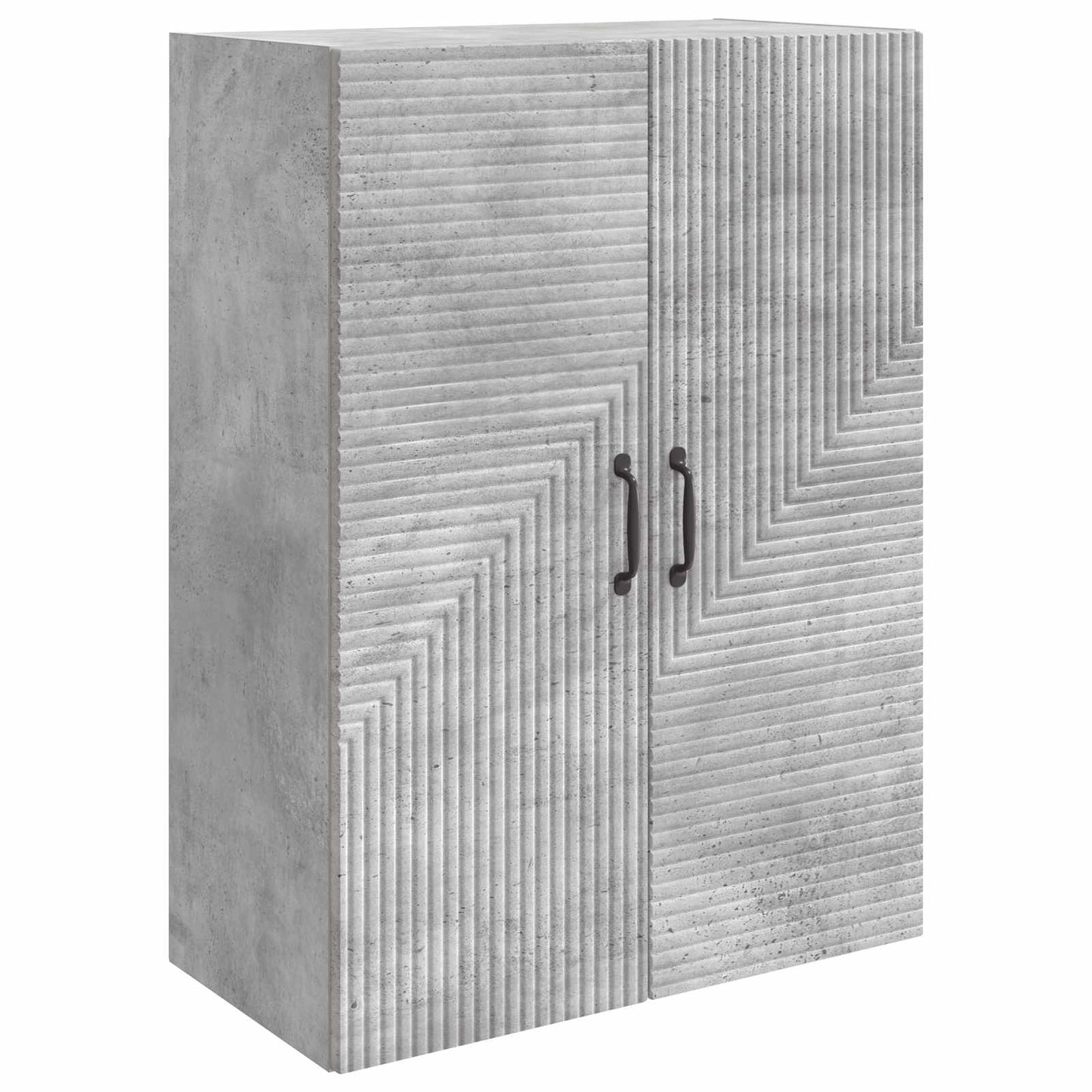 Wandschrank Betongrau 66 x 34,5 x 90 cm Holzwerkstoff