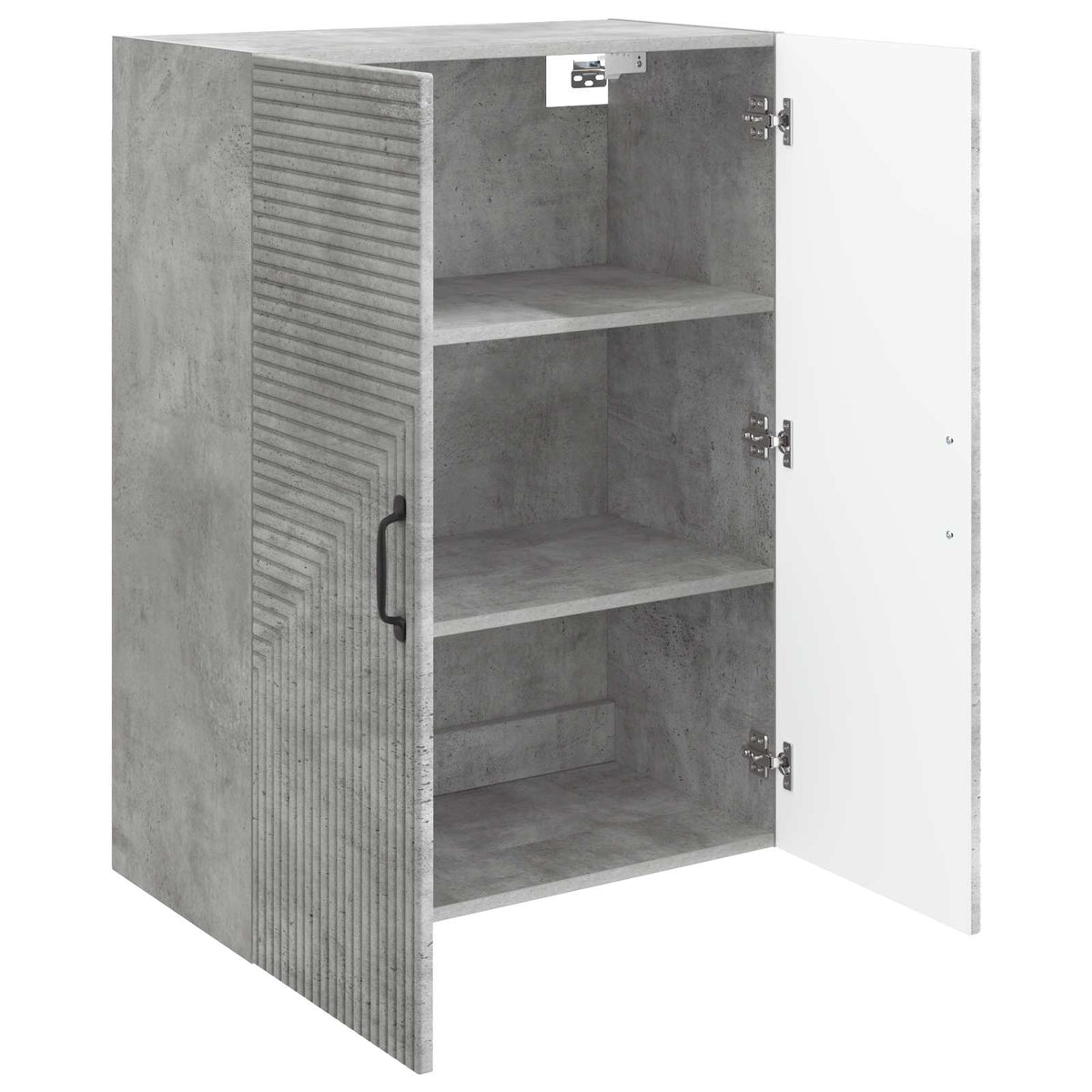 Wandschrank Betongrau 66 x 34,5 x 90 cm Holzwerkstoff